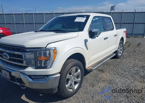 2022 Ford F-150 Lariat из США, поврежденный, VIN 1FTFW1E86NFA40763